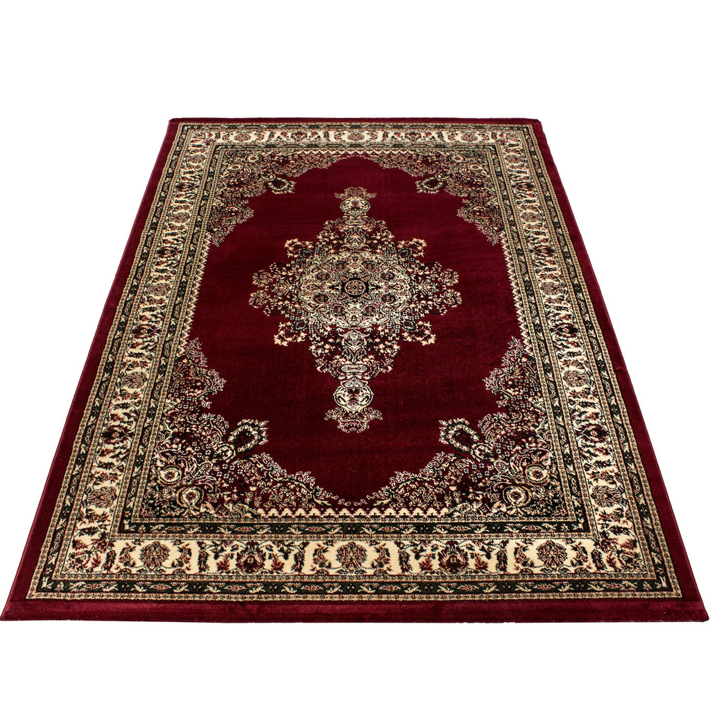 MARRAKESH - Tapis classique à motif berbère rouge - MAR0297ROU MARRAKESH