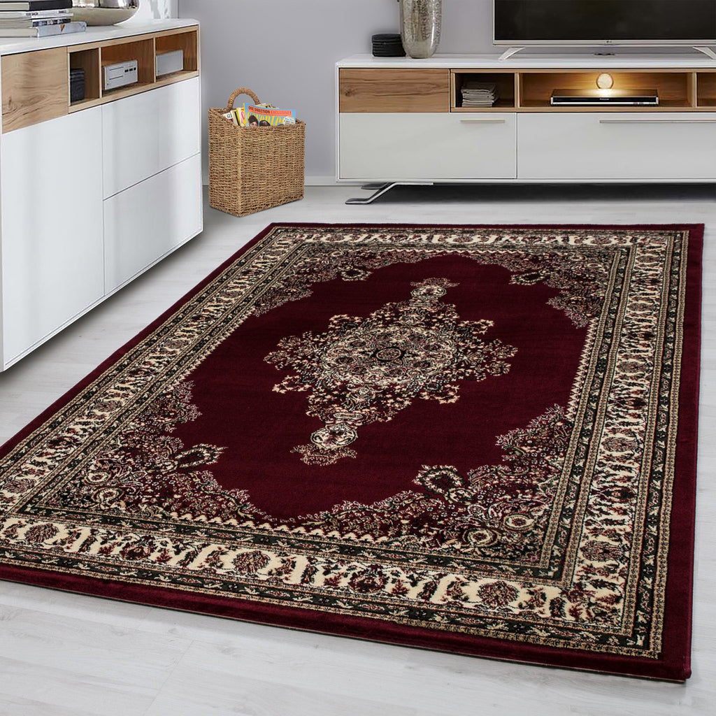 MARRAKESH - Tapis classique à motif berbère rouge - MAR0297ROU MARRAKESH