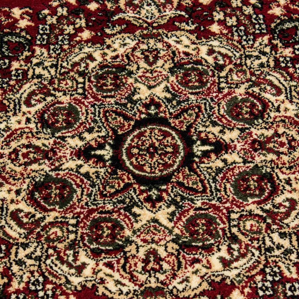 MARRAKESH - Tapis classique à motif berbère rouge - MAR0297ROU MARRAKESH
