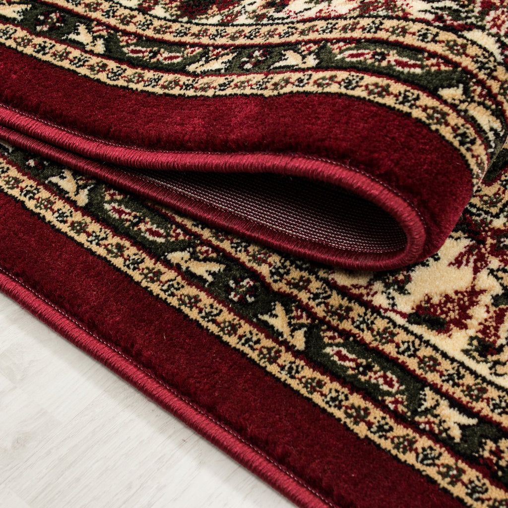 MARRAKESH - Tapis classique à motif berbère rouge - MAR0297ROU MARRAKESH