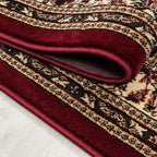 MARRAKESH - Tapis classique à motif berbère rouge - MAR0297ROU MARRAKESH
