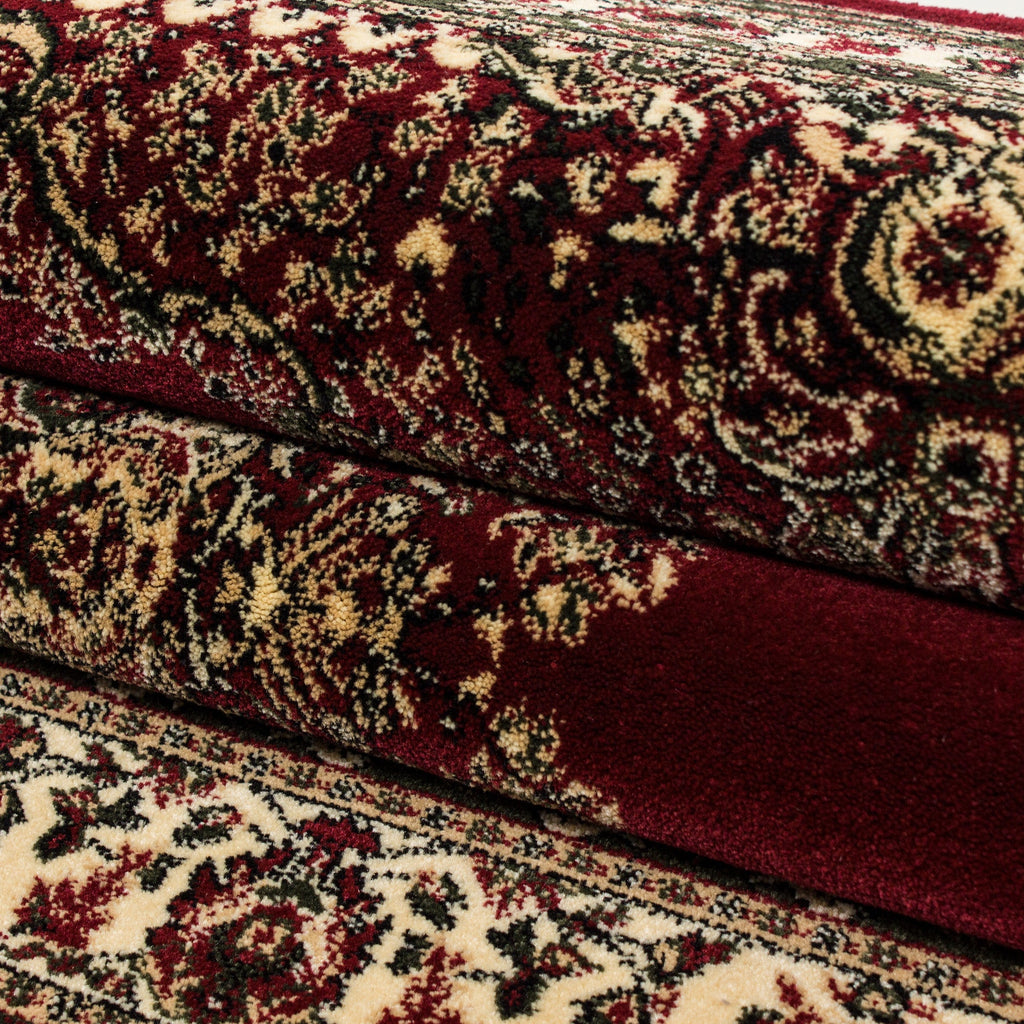 MARRAKESH - Tapis classique à motif berbère rouge - MAR0297ROU MARRAKESH