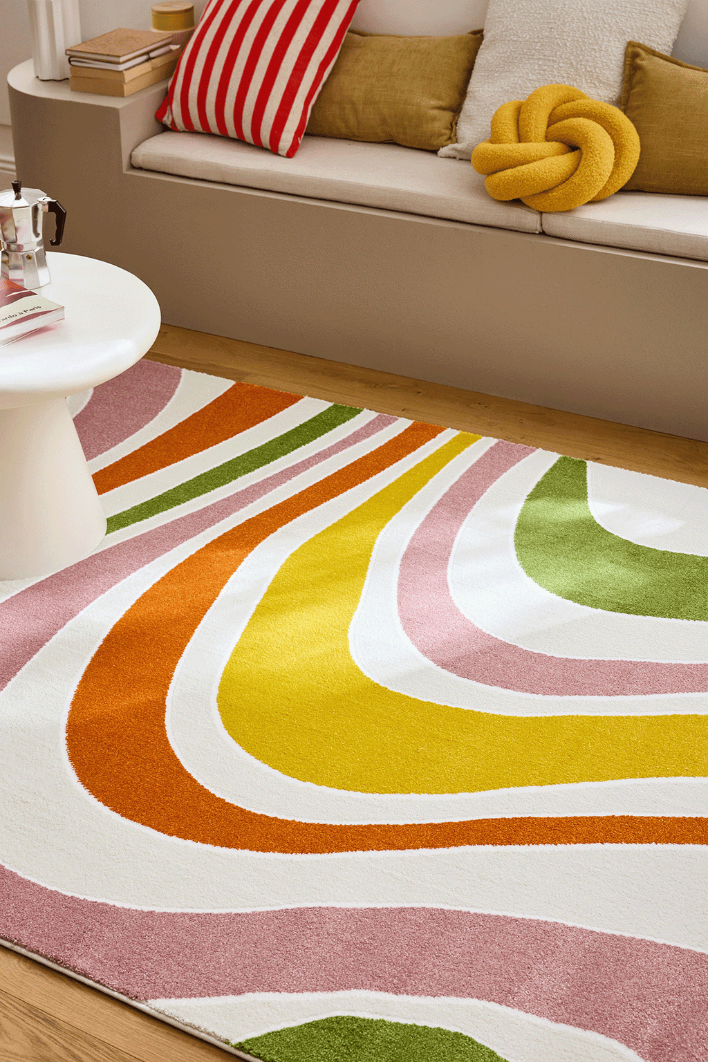 Tapis vague multicolore : MEM565MUL MEMPHIS