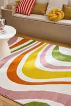 Tapis vague multicolore : MEM565MUL MEMPHIS