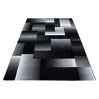 MIAMI - Tapis de salon à motif géométrique noir - MIA6560NOI MIAMI