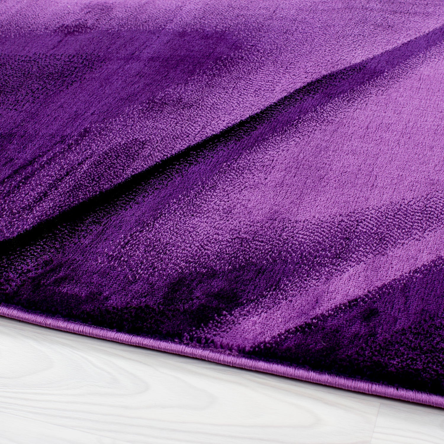 MIAMI - Tapis de salon à motif graphique violet - MIA6590LIL MIAMI