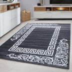 MIAMI - Tapis de salon à motif rétro gris - MIA6620GRI MIAMI