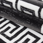 MIAMI - Tapis de salon à motif rétro gris - MIA6620GRI MIAMI