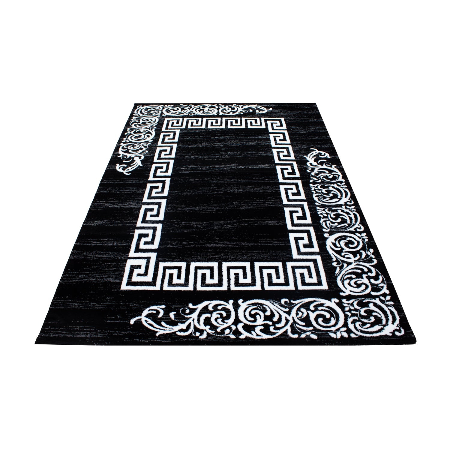MIAMI - Tapis de salon à motif rétro noir - MIA6620NOI MIAMI
