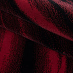 MIAMI - Tapis de salon à motif vague rouge - MIA6630ROU MIAMI