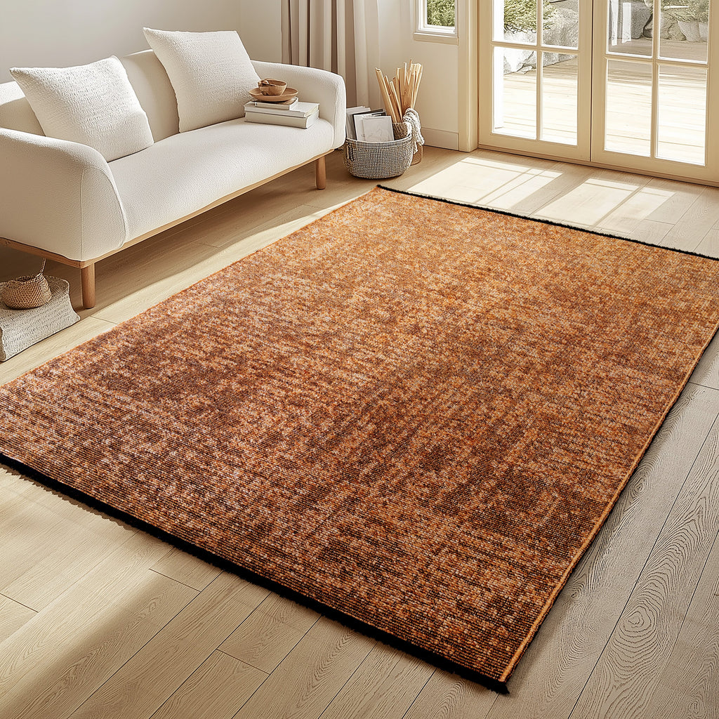 MIRA : Tapis de Salon Brun Chic – Confort et Style Contemporain - MIR1900BRU MIRA
