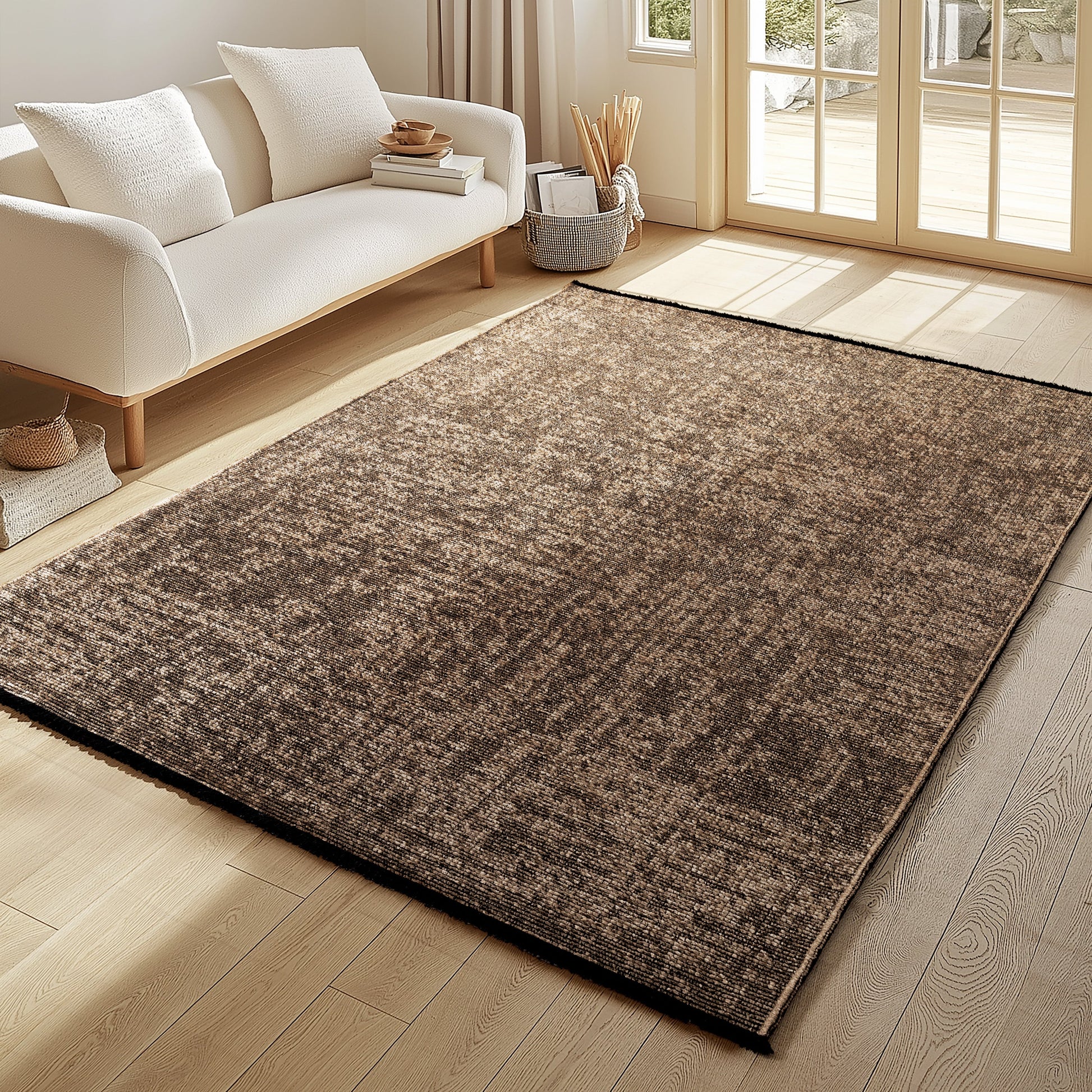 MIRA : Tapis de Salon Bleu Chic – Confort et Style Contemporain - MIR1900BLE (Copie) MIRA