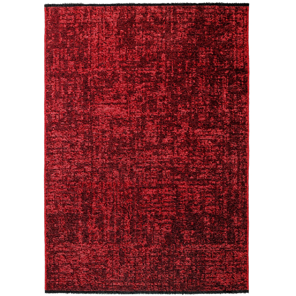 MIRA : Tapis de Salon Rouge Chic – Confort et Style Contemporain - MIR1900ROU MIRA