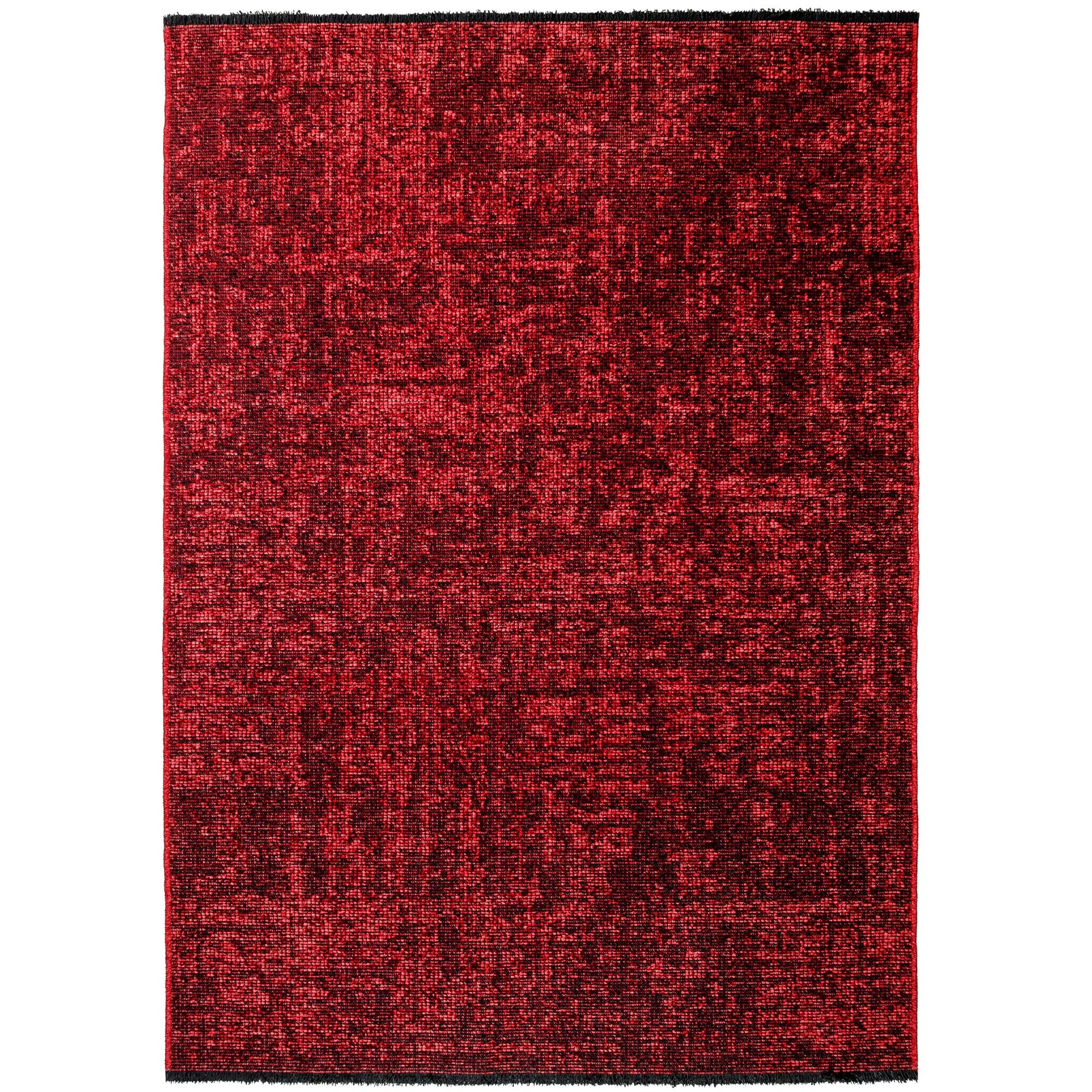 MIRA : Tapis de Salon Rouge Chic – Confort et Style Contemporain - MIR1900ROU MIRA