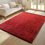 MIRA : Tapis de Salon Rouge Chic – Confort et Style Contemporain - MIR1900ROU MIRA