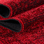 MIRA : Tapis de Salon Rouge Chic – Confort et Style Contemporain - MIR1900ROU MIRA
