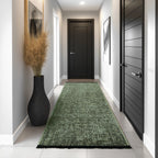 MIRA : Tapis de Salon Vert Chic – Confort et Style Contemporain - MIR1900VER MIRA