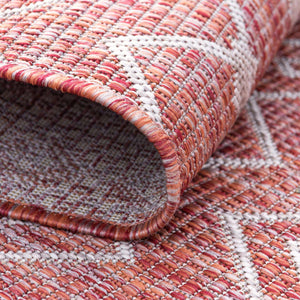 Tapis - extérieur CARRE - rouge : MOA631ROU - Nazar rugs 