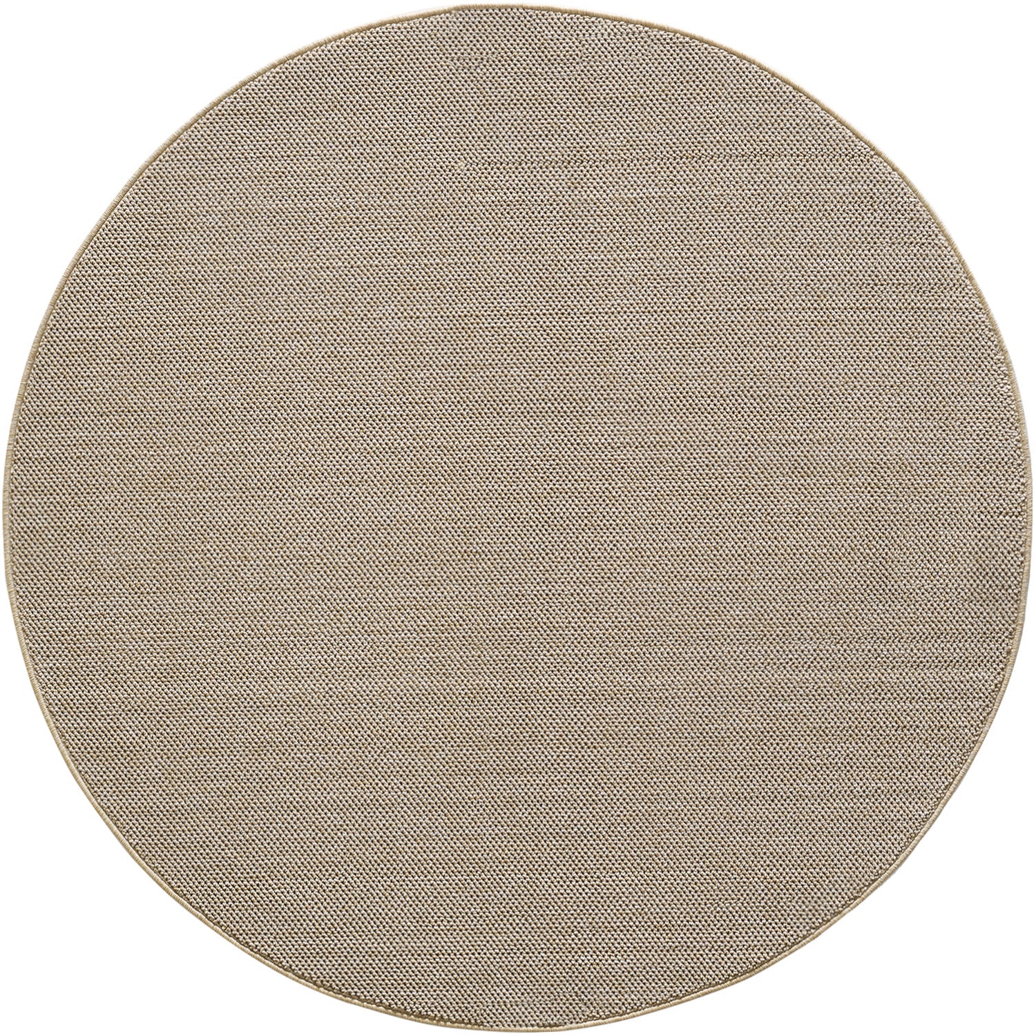 MORELIA - Tapis moderne rond aspect laine bouclée - MOR4300BEI