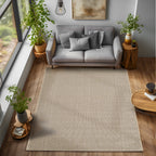MORELIA - Tapis moderne aspect laine bouclée - MOR4300BEI