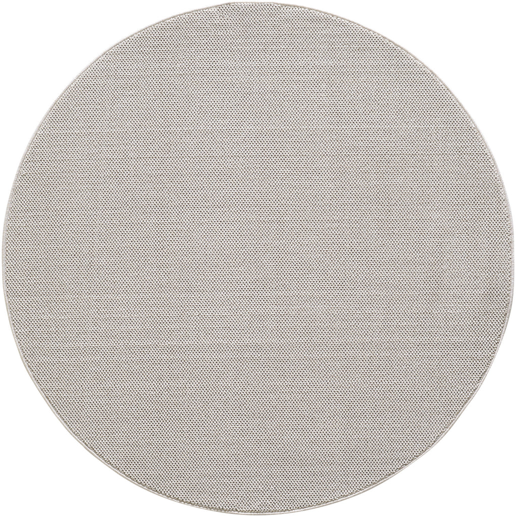 MORELIA - Tapis moderne rond aspect laine bouclée - MOR4300CRE