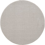 MORELIA - Tapis moderne rond aspect laine bouclée - MOR4300CRE