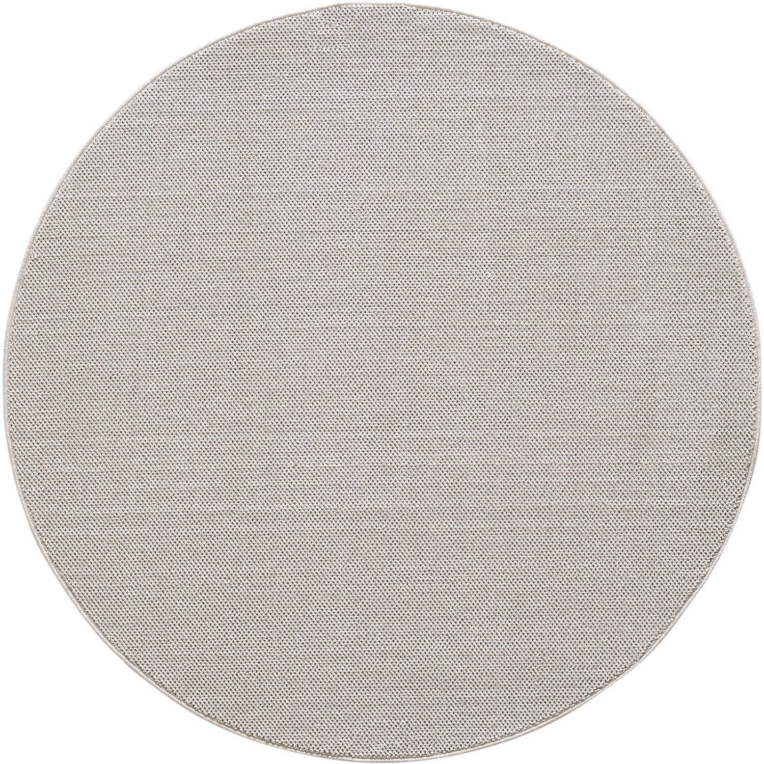 MORELIA - Tapis moderne rond aspect laine bouclée - MOR4300CRE