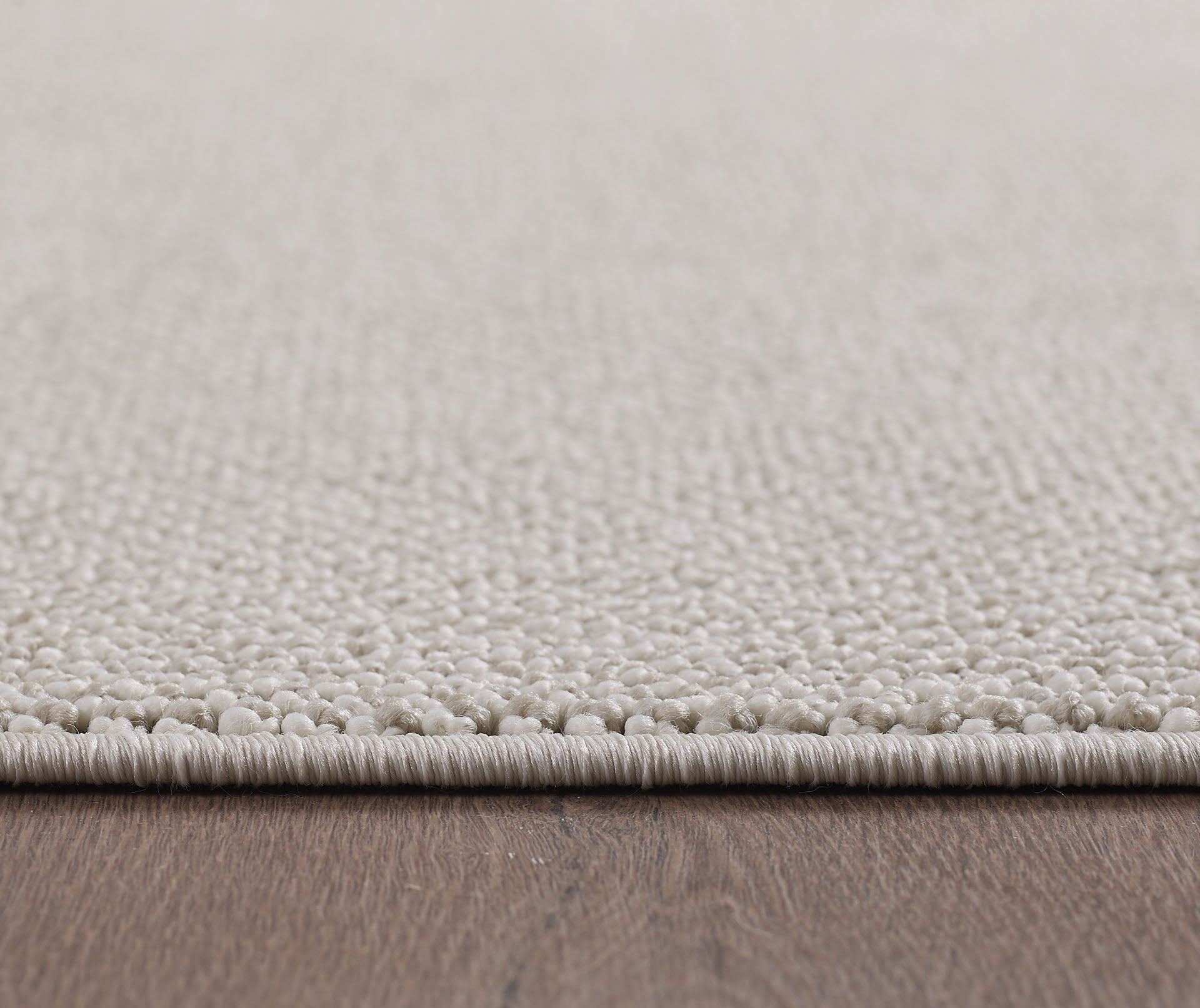 MORELIA - Tapis moderne rond aspect laine bouclée - MOR4300CRE