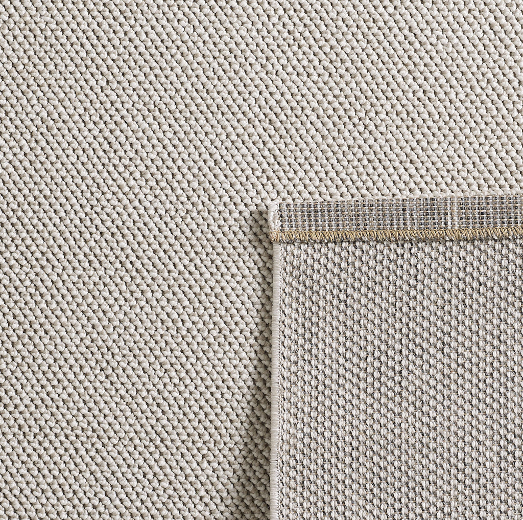 MORELIA - Tapis moderne rond aspect laine bouclée - MOR4300CRE
