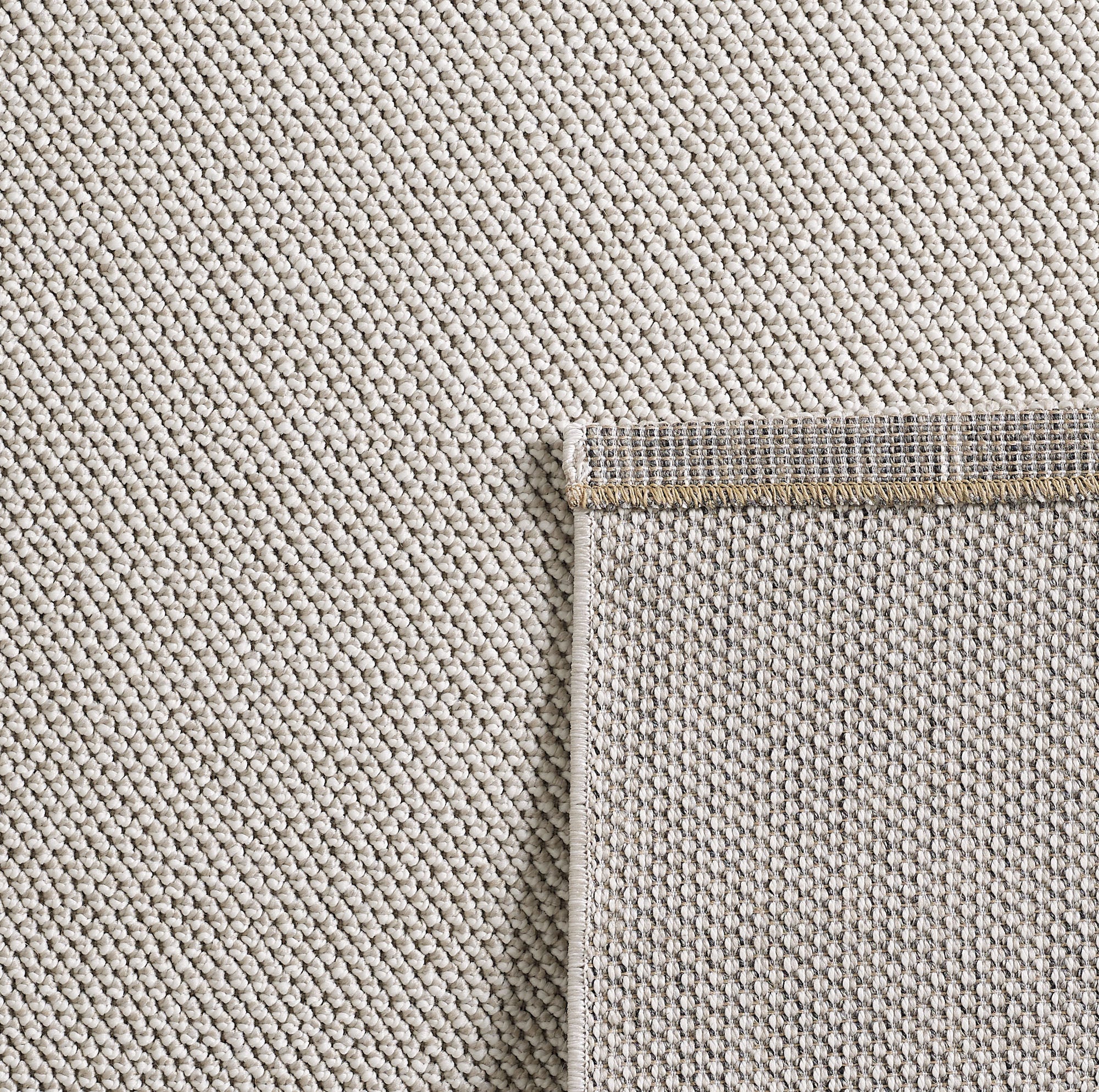 MORELIA - Tapis moderne rond aspect laine bouclée - MOR4300CRE