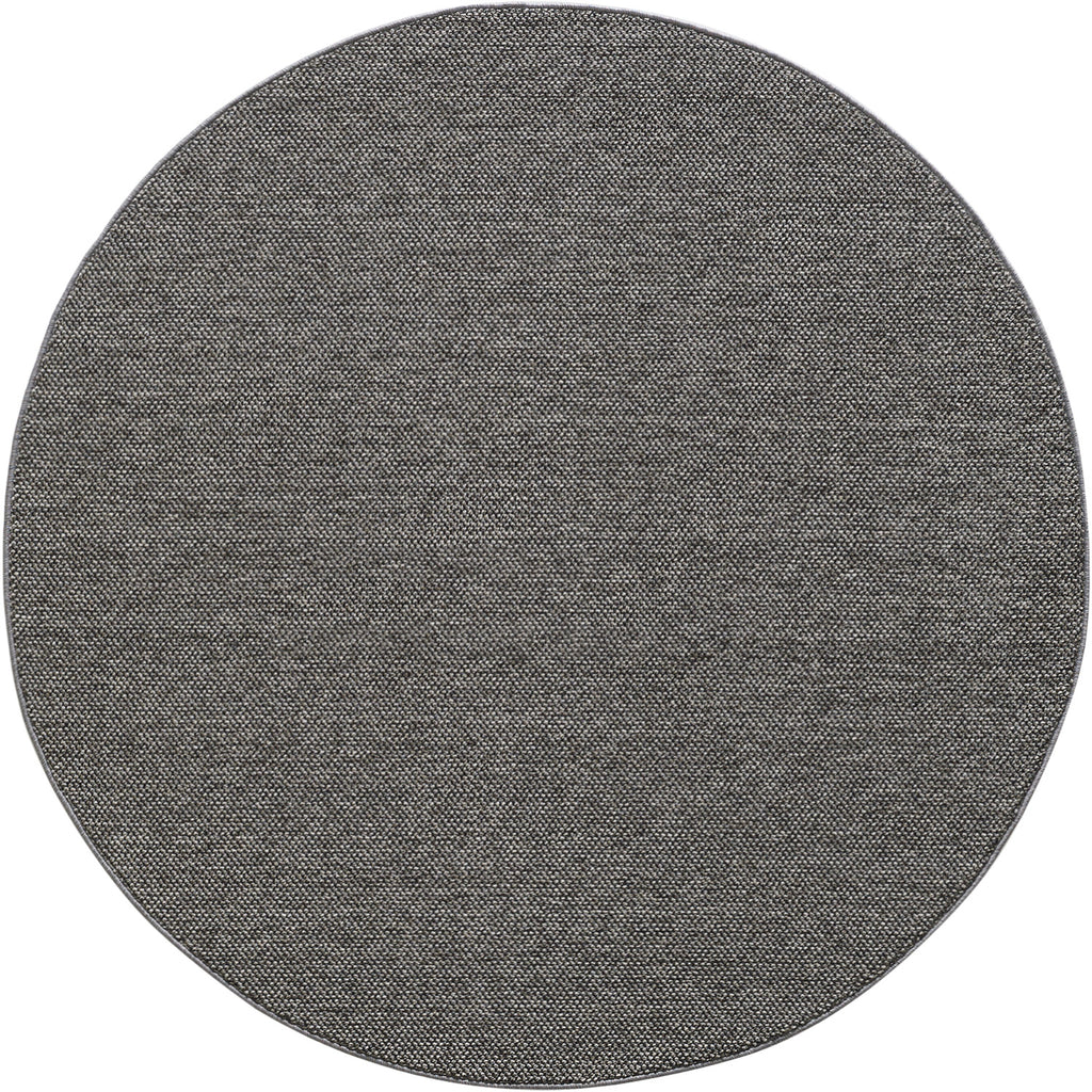 MORELIA - Tapis moderne rond aspect laine bouclée - MOR4300GRI