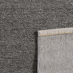 MORELIA - Tapis moderne rond aspect laine bouclée - MOR4300GRI
