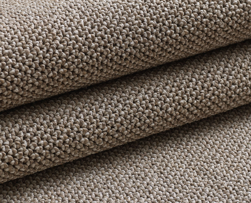 MORELIA - Tapis moderne rond aspect laine bouclée - MOR4300MAR
