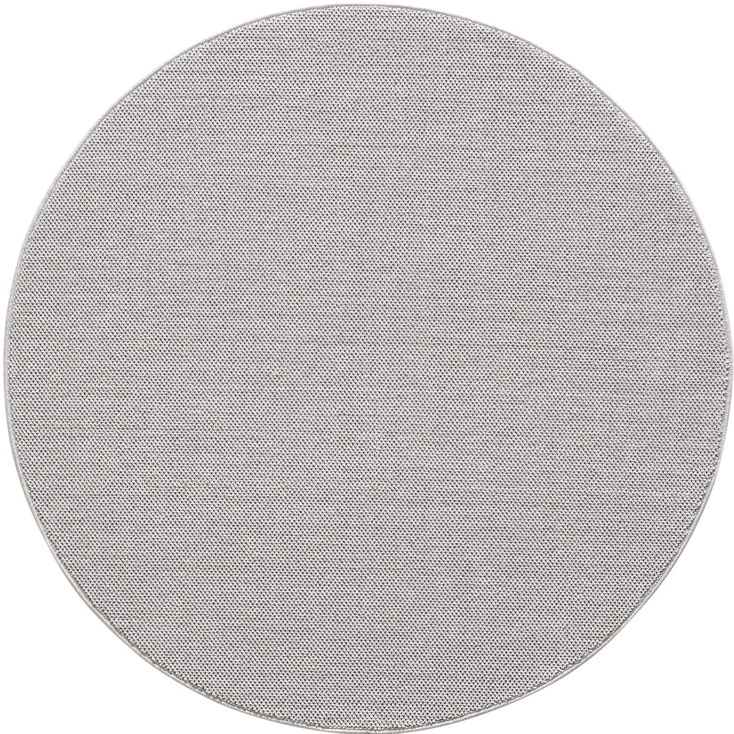 MORELIA - Tapis moderne rond aspect laine bouclée - MOR4300SIL