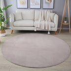 MOSCOU - tapis rond uni minimaliste - MOS5400BEI MOSCOU