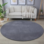 MOSCOU - tapis rond uni minimaliste - MOS5400GRI MOSCOU