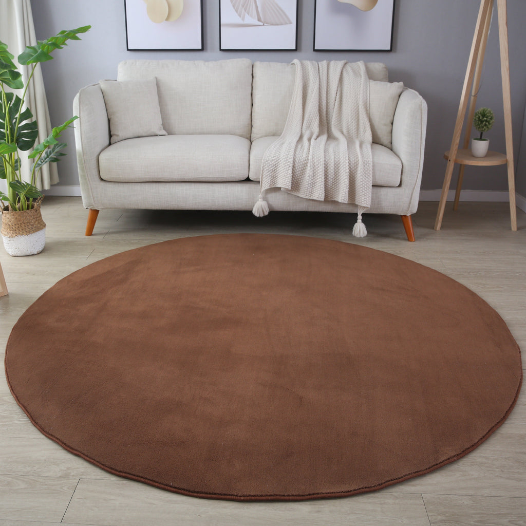 MOSCOU - tapis rond uni minimaliste - MOS5400MAR MOSCOU