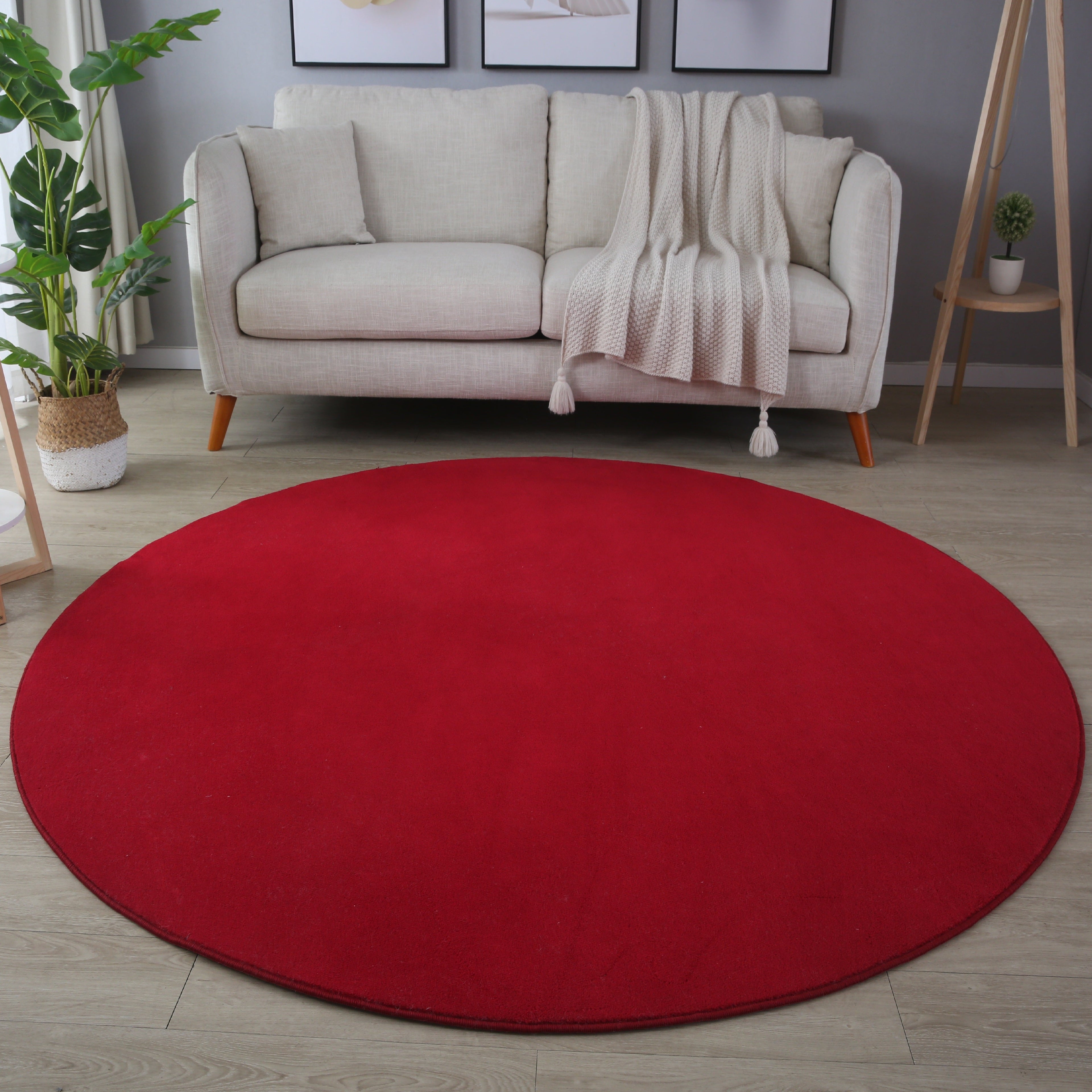 MOSCOU - tapis rond uni minimaliste - MOS5400ROU MOSCOU