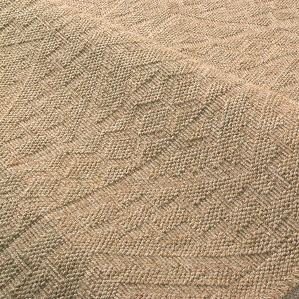 NATURE - Tapis aspect jute naturel beige à motifs losanges - NAT8729BEI NATURE