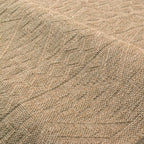 NATURE - Tapis aspect jute naturel beige à motifs losanges - NAT8729BEI NATURE