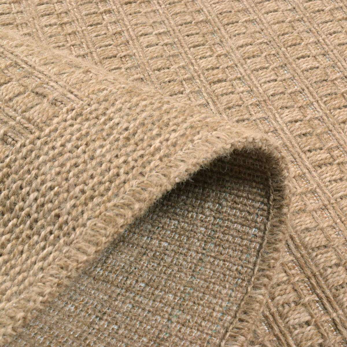 NATURE - Tapis effet jute naturel uni beige - NAT8751BEI NATURE