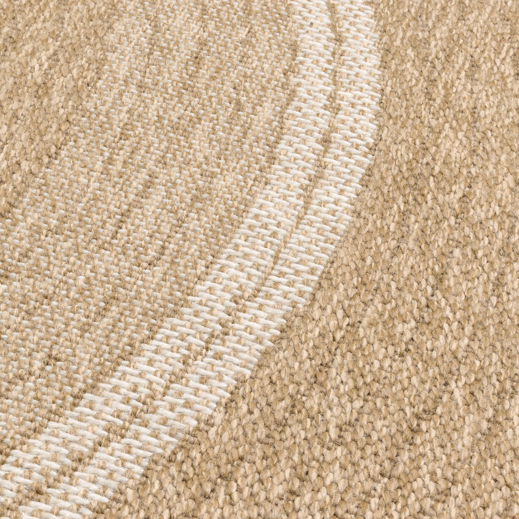 Tapis sisal effet jute en polypropylène : NAT8865BLA NATURE