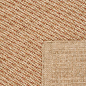 Tapis de salon d'intérieur et d'extérieur - aspect  jute terracotta : NAT8876TER - Nazar rugs
