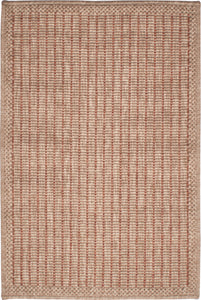 Tapis de salon d'intérieur et d'extérieur - aspect  jute terracotta : NAT8876TER - Nazar rugs