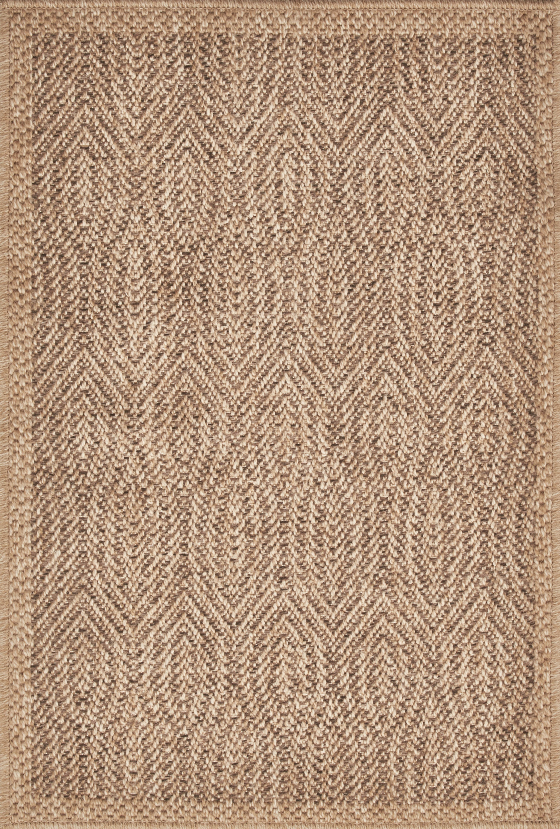 Tapis de salon effet jute naturel Marron NAT8877MAR - Nazar rugs