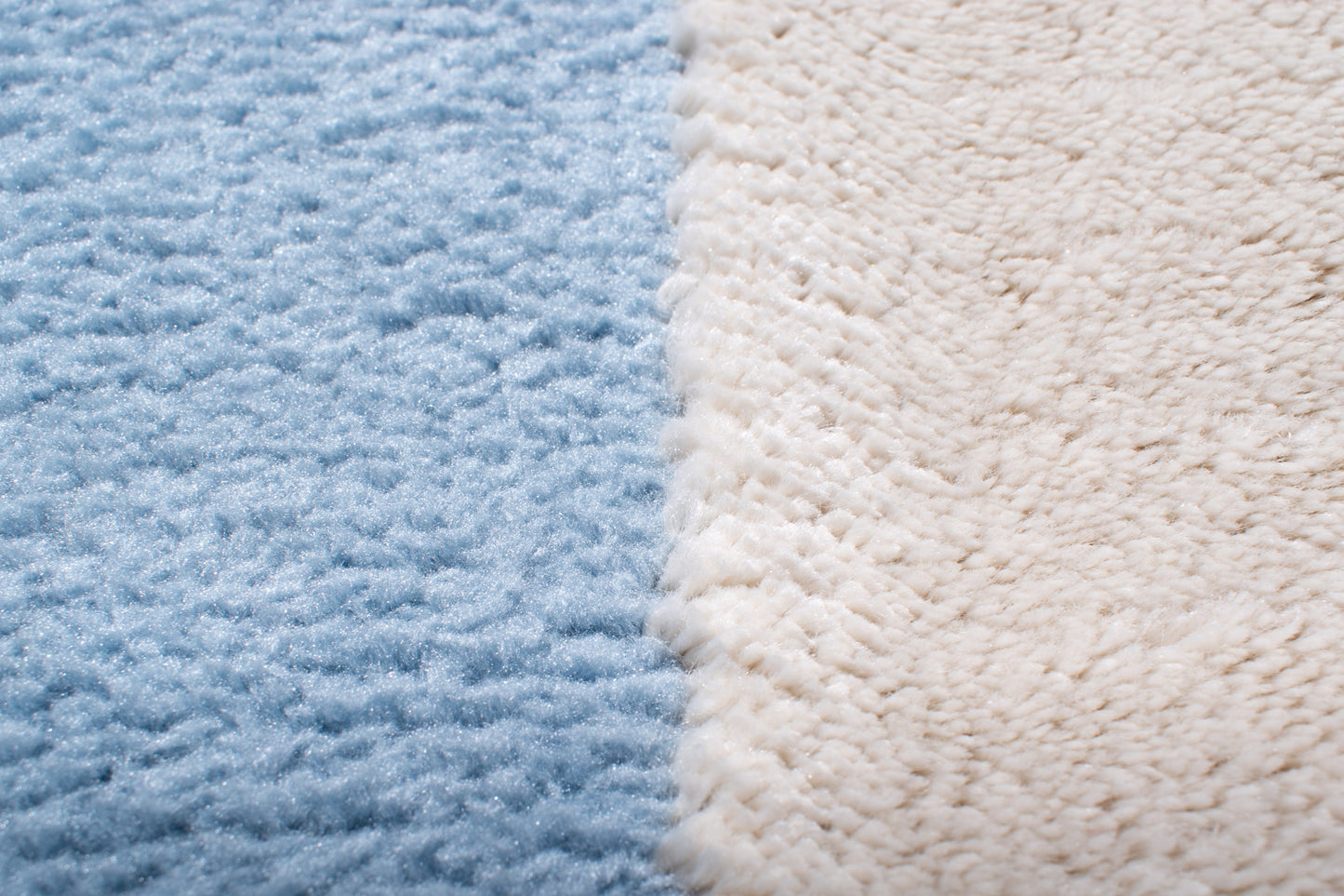 Tapis de salon à poils ras motif vague bleu : NEL794BLE NELY