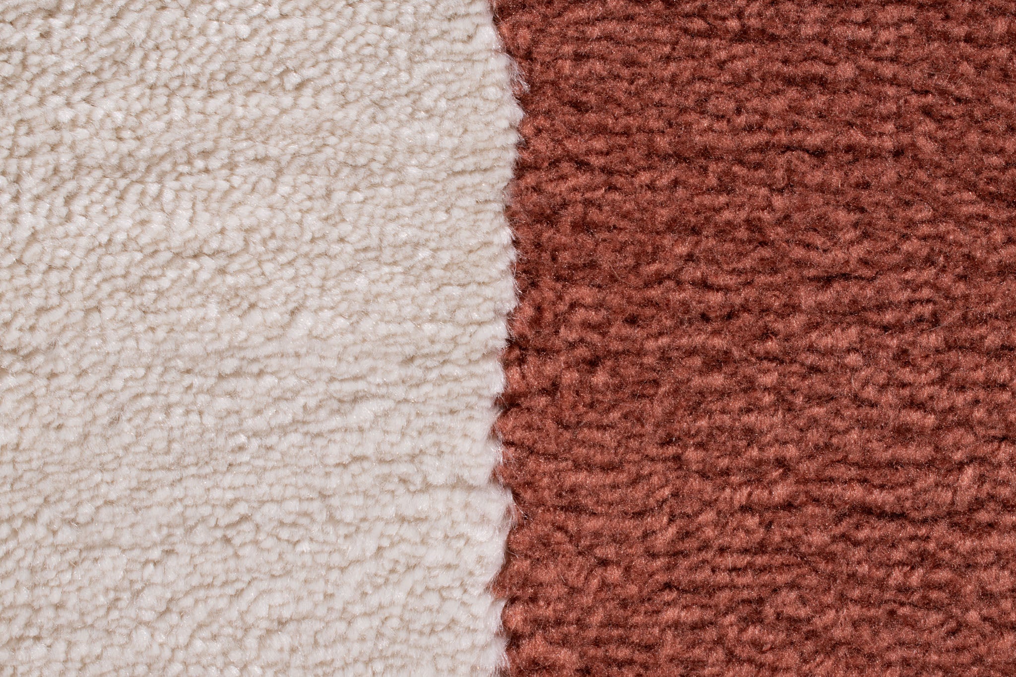 Tapis de salon à poils ras motif vague brun : NEL794BRU NELY