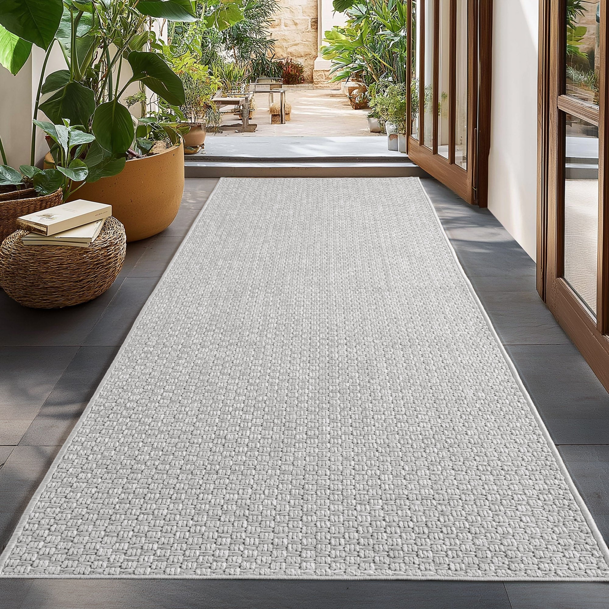 NEREA – Tapis Intérieur/Extérieur Gris au Design Moderne - NER1901GRI NEREA