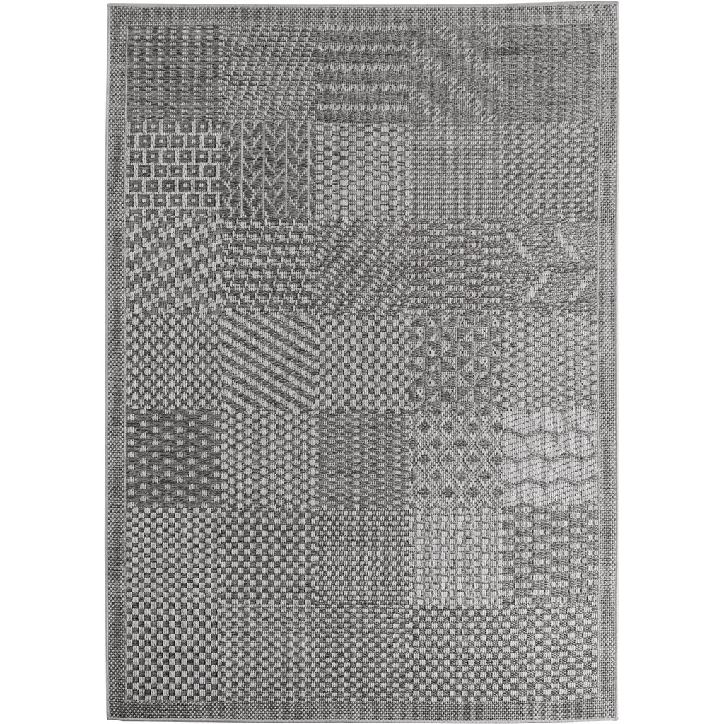 NEREA – Tapis Intérieur/Extérieur Gris au Design Damier - NER1902GRI NEREA