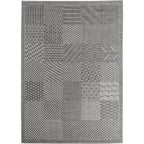 NEREA – Tapis Intérieur/Extérieur Gris au Design Damier - NER1902GRI NEREA